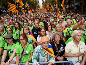 Diada Nacional 2024. Manifestaci&oacute; unit&agrave;ria per la Independ&egrave;ncia