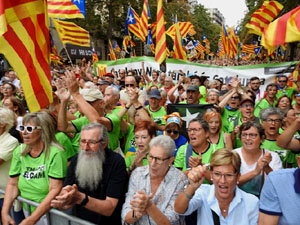 Diada Nacional 2024. Manifestaci&oacute; unit&agrave;ria per la Independ&egrave;ncia