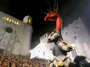 Fires de Sant Narcís 2023. Drakofarra amb Fal·lera Gironina