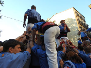 Fires de Sant Narc&iacute;s 2023. Els Castells de Vig&iacute;lia amb els Marrecs de Salt, Colla Castellera de Madrid  i la Colla Castellera Esperxats de l'Estany
