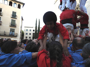 Fires de Sant Narc&iacute;s 2023. Els Castells de Vig&iacute;lia amb els Marrecs de Salt, Colla Castellera de Madrid  i la Colla Castellera Esperxats de l'Estany