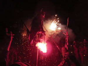 Fires de Sant Narcís 2024. Correfoc amb els Diables de l'Onyar