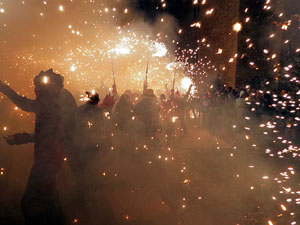 Fires de Sant Narcís 2024. Correfoc amb els Diables de l'Onyar