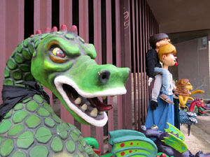 Fires de Sant Narcís 2024. Cercavila de gegantons amb la Girona Marxing Band