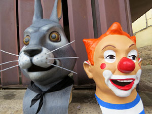 Fires de Sant Narcís 2024. Cercavila de gegantons amb la Girona Marxing Band