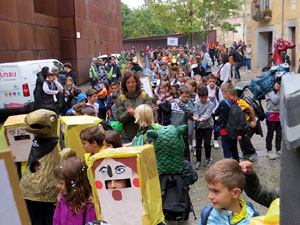 Fires de Sant Narcís 2024. Cercavila de gegantons amb la Girona Marxing Band