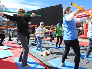 XII Jornada de l'Esport Femen&iacute; 2024 a la pla&ccedil;a Salvador Espriu i la de Francesc Calvet i Rubalcaba