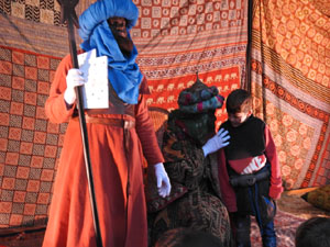 Reis 2024. El campament reial al camp de Mart al parc de la Devesa