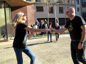 Nadal 2023. Girona Christmas Swing. Actuaci&oacute; de The Explosive Swing Trio