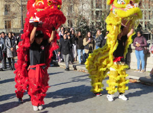 Celebraci&oacute; de l'any nou xin&egrave;s, el 4723, any de la Serp, a Girona