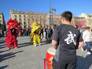Celebraci&oacute; de l'any nou xin&egrave;s, el 4723, any de la Serp, a Girona