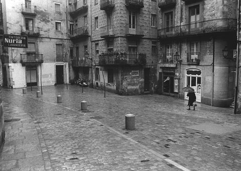 La pla&ccedil;a del Correu Vell. 1986