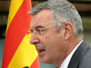 Diada Nacional 2025. Acte institucional a la plaça Catalunya, amb parlaments de Lluc Salellas, Miquel Noguer i Sílvia Paneque