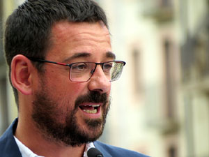 Diada Nacional 2025. Acte institucional a la plaça Catalunya, amb parlaments de Lluc Salellas, Miquel Noguer i Sílvia Paneque
