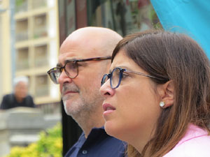 Diada Nacional 2025. Homenatge floral a Carles Rahola a la Rambla de la Llibertat