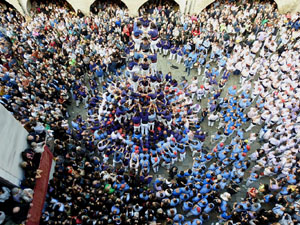 Fires de Sant Narcís 2024. Diada castellera amb Marrecs de salt, Minyons de Terrassa i Capgrossos de Mataró