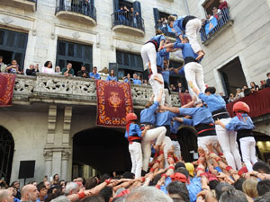Fires de Sant Narcís 2024. Diada castellera amb Marrecs de salt, Minyons de Terrassa i Capgrossos de Mataró