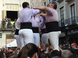 Fires de Sant Narcís 2024. Diada castellera amb Marrecs de salt, Minyons de Terrassa i Capgrossos de Mataró