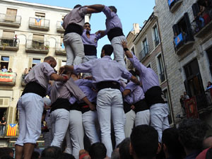 Fires de Sant Narcís 2024. Diada castellera amb Marrecs de salt, Minyons de Terrassa i Capgrossos de Mataró