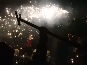 Fires de Sant Narcís 2024. Correfoc amb els Trons de l'Onyar