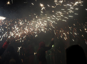 Fires de Sant Narcís 2024. Correfoc amb els Trons de l'Onyar