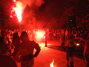 Fires de Sant Narcís 2024. Correfoc amb els Trons de l'Onyar