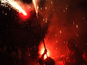 Fires de Sant Narcís 2024. Correfoc amb els Trons de l'Onyar