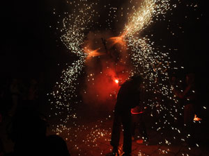 Fires de Sant Narcís 2024. Correfoc amb els Trons de l'Onyar