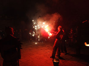 Fires de Sant Narcís 2024. Correfoc amb els Trons de l'Onyar