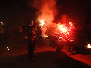 Fires de Sant Narcís 2024. Correfoc amb els Trons de l'Onyar