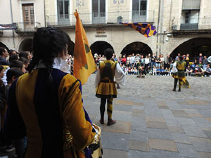 Toc de Rams. Cerimònia del canvi de rams de les gegantes