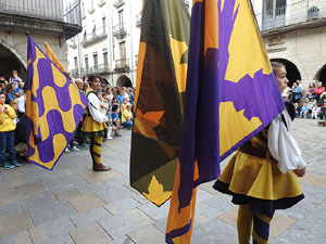 Toc de Rams. Cerimònia del canvi de rams de les gegantes