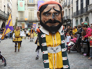 Toc de Rams. Cerimònia del canvi de rams de les gegantes