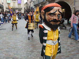 Toc de Rams. Cerimònia del canvi de rams de les gegantes