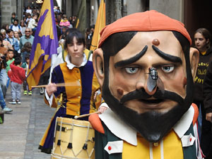 Toc de Rams. Cerimònia del canvi de rams de les gegantes