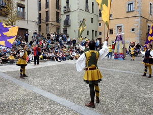 Toc de Rams. Cerimònia del canvi de rams de les gegantes