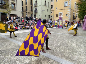 Toc de Rams. Cerimònia del canvi de rams de les gegantes