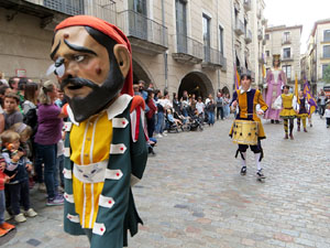 Toc de Rams. Cerimònia del canvi de rams de les gegantes