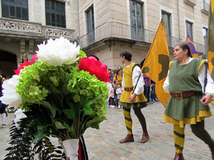Toc de Rams. Cerimònia del canvi de rams de les gegantes