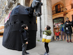 Nadal 2024 a Girona. Inauguració del pessebre de l'Ajuntament