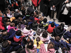 Nadal 2024 a Girona. Inauguració del pessebre de l'Ajuntament