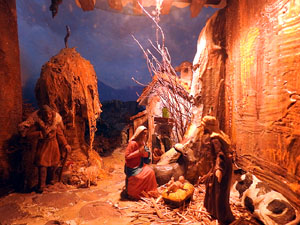 Nadal 2024 a Girona. Exposició de pessebres a la Carbonera, organitzada per l'Associació de Pessebristes