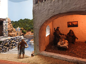 Nadal 2024 a Girona. Exposició de pessebres a la Carbonera, organitzada per l'Associació de Pessebristes