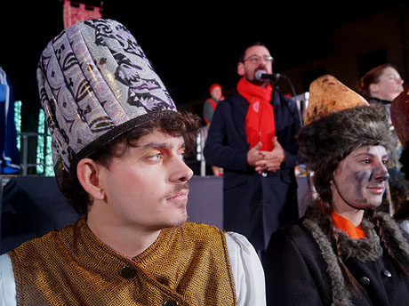 Reis 2026. Arribada dels Reis a la pla&ccedil;a de l'U d'octubre de 2017