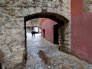 El carrer del Portal de la Barca