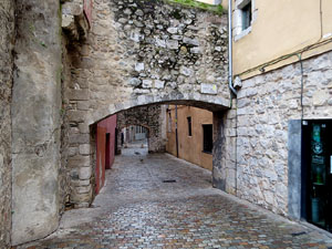 El carrer del Portal de la Barca