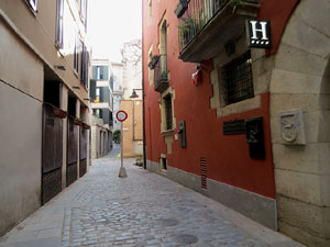 El carrer del Portal de la Barca