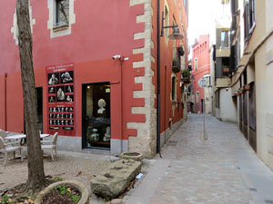 El carrer del Portal de la Barca