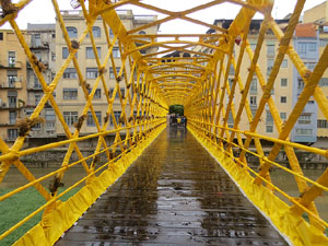 Temps de Flors 2025. El pont de les Peixateries Velles