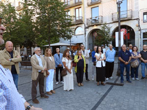 Diada Nacional 2026. Homenatge floral a Carles Rahola a la Rambla de la Llibertat